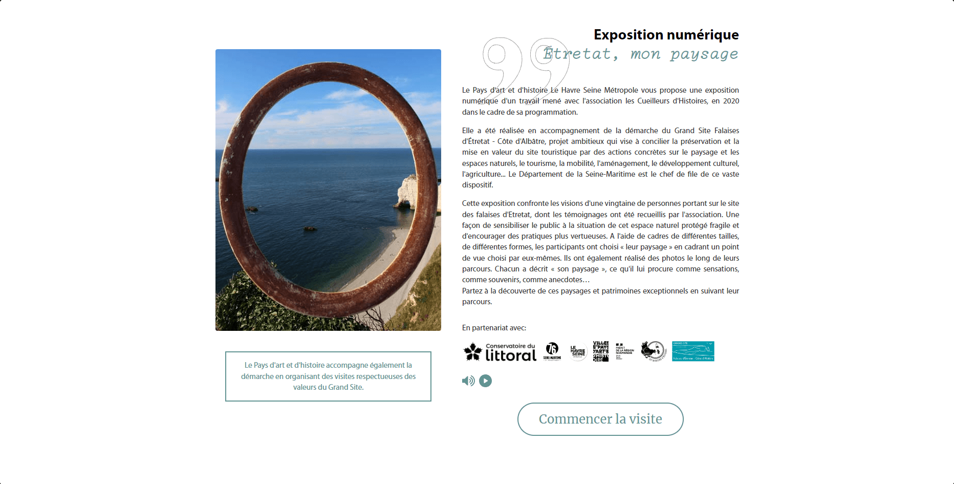 Exposition numérique d'Étretat