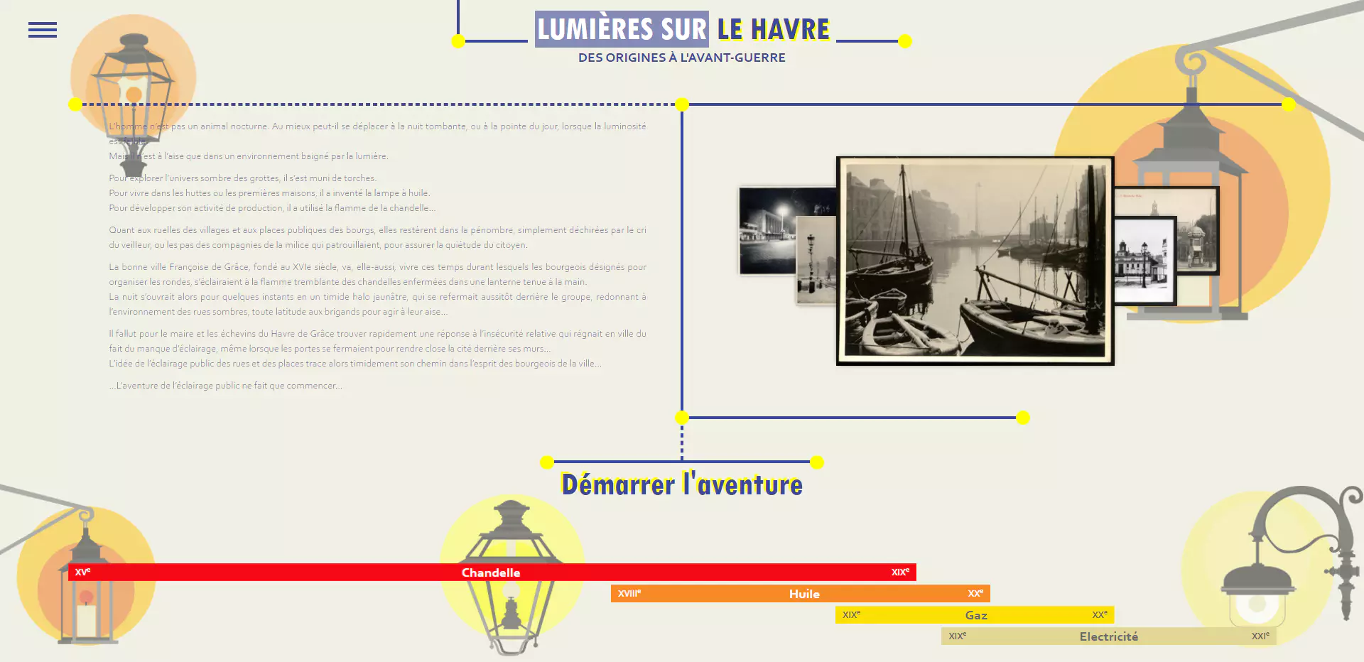 Application d'exposition numérique pour le Havre